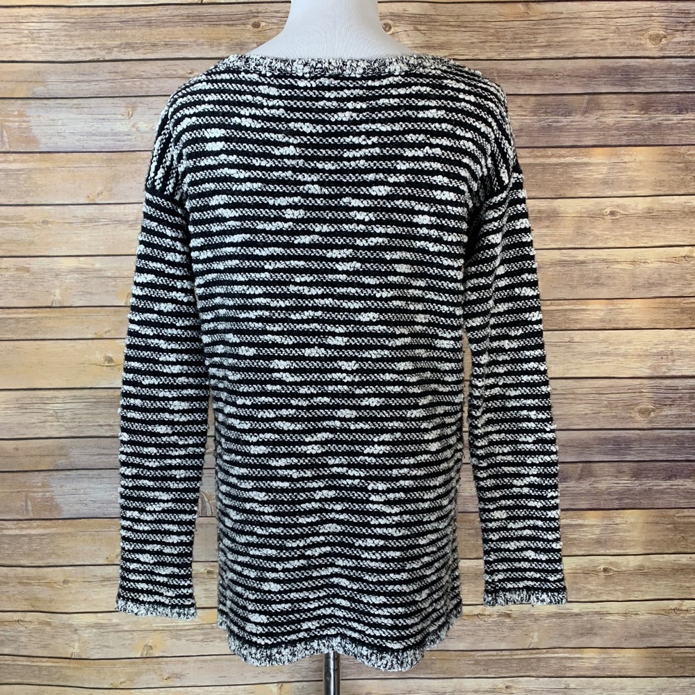 Anthropologie Moth Staccato Stripe Tunic Sweater - Picture 3 of 8